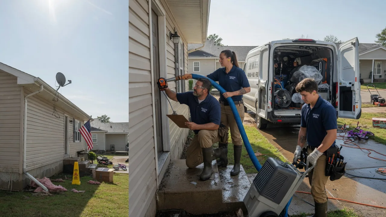Ceiling Water Damage Restoration in Johnson, KS near me
